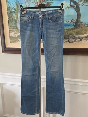 People's Liberation Light Blue Wide Leg Jeans